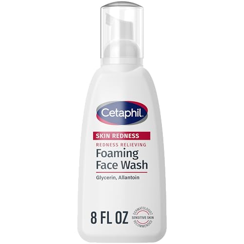 Buy now Cetaphil Redness Relieving Foaming Face Wash For Sensitive Skin, 8 Fl Oz, Gently Cleanses & Calms Sensitive Skin Without Over Drying, (Packaging May Vary) at indiglob india