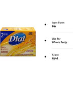 Buy now Dial Gold Antibacterial Deodorant Soap, 2 Pack, Total Net Wt 6.4 oz at indiglob india