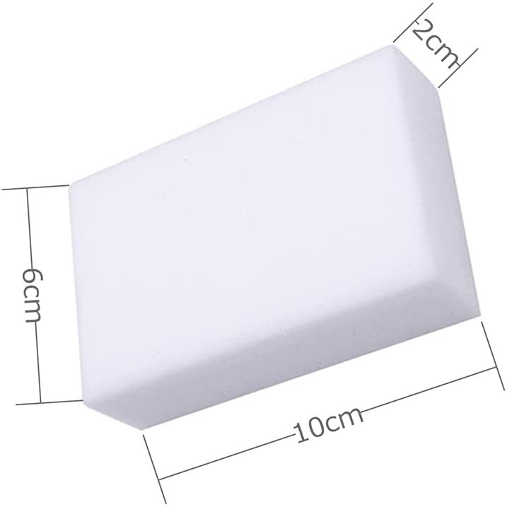 Buy now Magic Sponges Eraser,10 Pack Melamine Sponge in Bulk,2X Density,Long Lasting,Cleaning Sponge for Kitchen, Bathroom,Bathtub, Sink,Furniture, Wall Cleaner (White,3.93x2.36x0.79in) at indiglob india