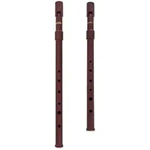 Buy now SMARTWOODI Set of 2 Irish Whistles Matte Black Key of C & D ABS WI-921 & WI-922 grey at indiglob india