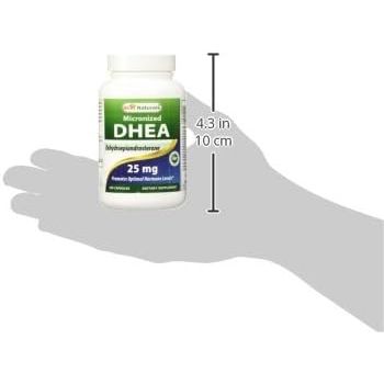 Buy now Best Naturals, Micronized DHEA 25 mg 180 Capsules at indiglob india