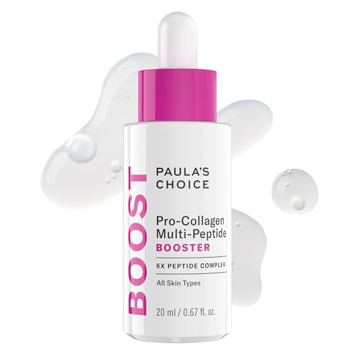 Buy now PaulaÆ’??s Choice Pro-Collagen Multi-Peptide Booster Face Serum for Wrinkles, Serum for Face Supports Collagen Production with Plumping Hyaluronic Acid & Amino Acids, Fragrance-Free, 0.67oz at indiglob india