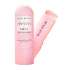 Buy now Glow Recipe Face Sunscreen Stick SPF 45 - Travel Size Roll On Korean Sunscreen with Hydrating Hyaluronic Acid & Niacinamide for a Dewy Glow - No White Cast (.58oz) at indiglob india