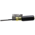 Buy now Klein Tools 32510 Magnetic Multibit Screwdriver with Sturdy Torx, Hex, Spanner, Tri-Wing, Torq and Nut Tamperproof Bits and Storage Block at indiglob india