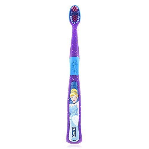 Buy now Oral-B Princess Toothbrush for Little Girls, Children 3+, Extra Soft, Cinderella Characters - 1 Count at indiglob india