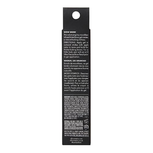 Buy now e.l.f. Wow Brow Gel, Volumizing, Buildable, Wax-Gel Hybrid, Creates Full, Voluminous-Looking Brows, Locks Brow Hairs In Place, Deep Brown at indiglob india