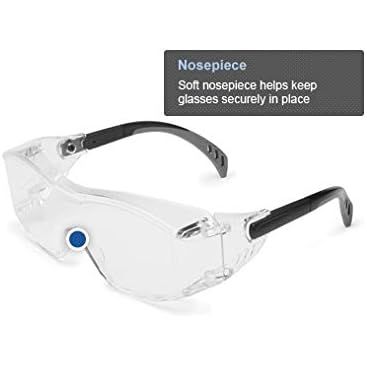 Buy now Cover2 IR OTG Safety Glasses 6966 Black Temples, IR Filter Shade 5.0 Lens at indiglob india