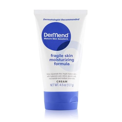 Buy now Dermend Specialized Fragile Skin Moisturizing Cream: Formula to Restore & Rejuvenate - Daily Anti Wrinkle Cream for Firming & Strengthening Thin, Aging Skin - 4.5 Oz Tube at indiglob india