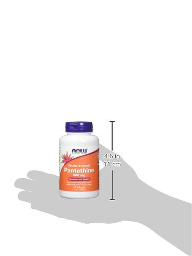 Buy now NOW Foods Pantethine, 600 mg 60 Softgels (Pack of 2) at indiglob india