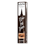Buy now NYX PROFESSIONAL MAKEUP Epic Ink Liner, Waterproof Liquid Eyeliner with Vegan Formula - Dark Chocolate (Dark Brown Matte) at indiglob india