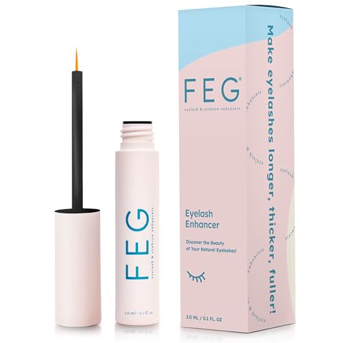 Buy now FEG Eyelash Rapid Eye Lash Growth Serum | For Lash and Brow | Creates Longer & Darker Eyelashes | Eyelash Enhancing Serum to Help Lengthen, Thicken and Darken Your Eyelashes | Single Pack at indiglob india