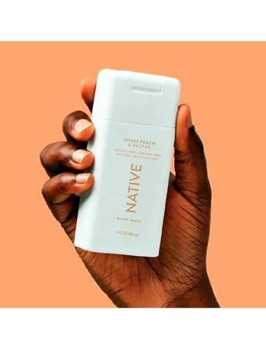 Buy now Native Travel Size Body Wash, Sweet Peach & Nectar, 3 oz (2 Pack) at indiglob india