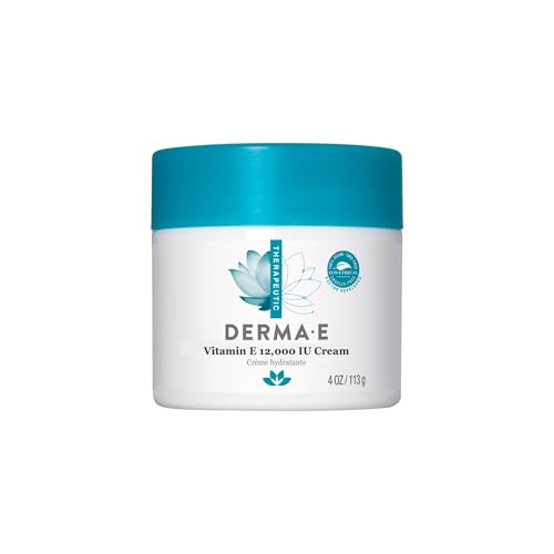 Buy now Derma E Vitamin E 12,000 IU Cream – Moisturizer for Face and Body – Multi-purpose Face Cream, Hand Cream and Body Lotion Soothes and Protects, 4 oz at indiglob india