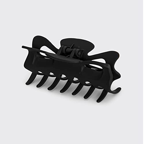 Buy now Kitsch Medium Claw Clips for Women - Strong Hold & Stylish Glossy Puffy Design Hair Accessories | Half-Up or Full Updos | Ideal Gifts for Women - 2pc Set, Black & Tort at indiglob india
