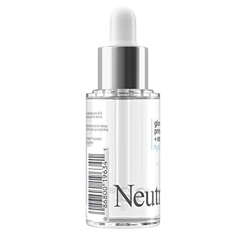 Buy now Neutrogena Hydro Boost Glow Booster Primer & Serum, Hydrating & Moisturizing Face Serum-to-Primer Hybrid, Infused with Purified Hyaluronic Acid & Designed to Instantly Hydrate, 1.0 fl. oz at indiglob india