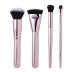 Buy now e.l.f. Complexion Perfection Brush Kit, 4-Piece Makeup Brush Set, Brushes For Foundations & Concealers, Vegan & Cruelty-Free at indiglob india