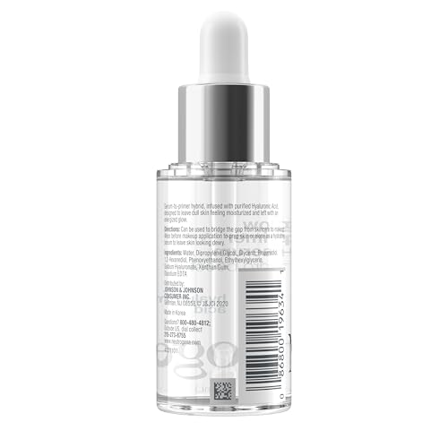 Buy now Neutrogena Hydro Boost Glow Booster Primer & Serum, Hydrating & Moisturizing Face Serum-to-Primer Hybrid, Infused with Purified Hyaluronic Acid & Designed to Instantly Hydrate, 1.0 fl. oz at indiglob india
