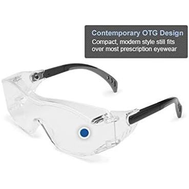 Buy now Cover2 IR OTG Safety Glasses 6966 Black Temples, IR Filter Shade 5.0 Lens at indiglob india