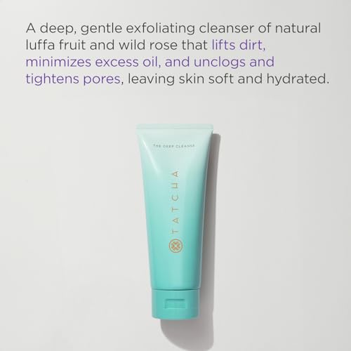 Buy now TATCHA The Deep Cleanse | Deep, Gentle Exfoliating Cleanser, Lifts Dirt, Minimizes Excess Oil & Unclogs & Tightens Pores at indiglob india