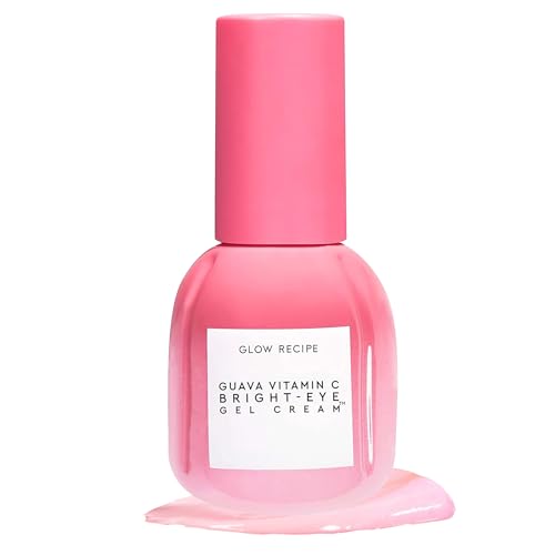 Buy now Glow Recipe Guava Vitamin C Brightening Eye Gel - Niacinamide, Peptides & Green Caffeine Gentle Under Eye Cream for Dark Circles, Puffiness & Bags - Lightweight, Hydrating, Firming - Makeup Prep, 15ml at indiglob india