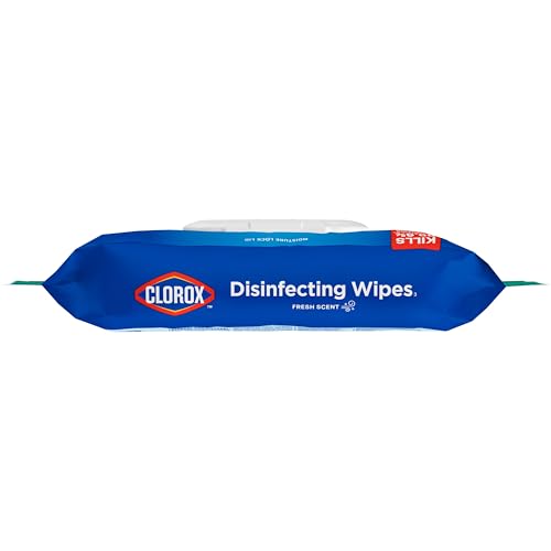 Buy now Clorox Disinfecting Wipes, Bleach Free Cleaning, Crisp Lemon, 75 Count (Pack May Vary) at indiglob india