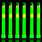 Ultra Bright Green Halloween Glowsticks, premium import for festive celebrations, available at Curat Cart.