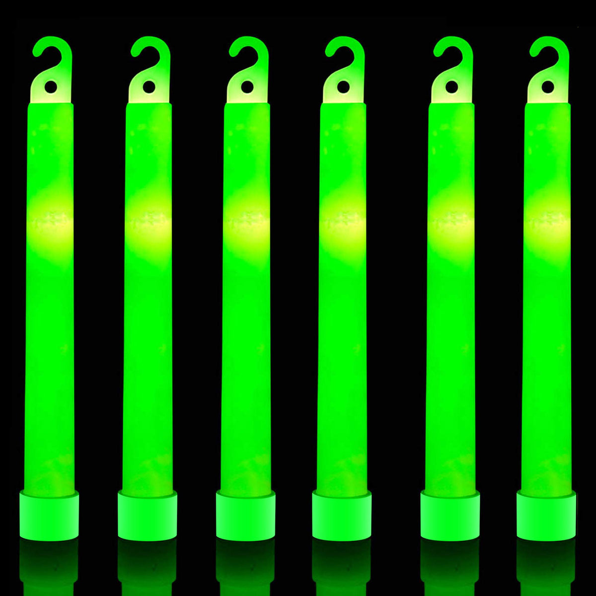 Ultra Bright Green Halloween Glowsticks, premium import for festive celebrations, available at Curat Cart.