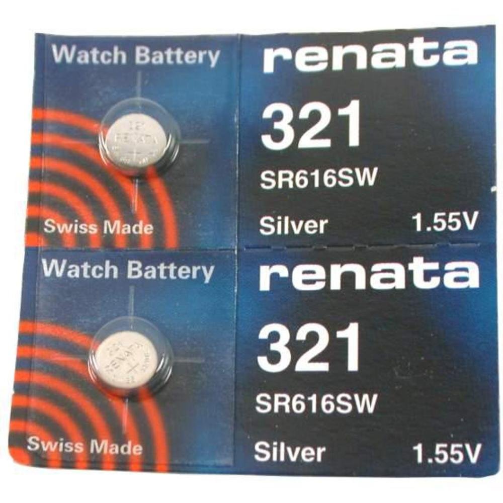 Discover premium imported Renata watch batteries, model 321, Swiss made for reliable performance. Available at Curat Cart.