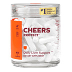 Cheers Protect | Daily Liver Supplement | DHM + L-Cysteine | 60 Doses | Support Your Liver, DHM, L-Cysteine, Milk Thistle, Prickly Pear, B-Vitamins, Ginger