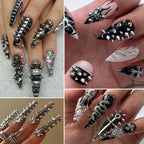 Elevate your nail game with Mini Metal Punk Nail Art Studs, 100% Authentic and available in India at Curat Cart.