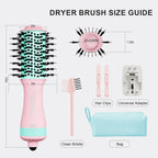 Versatile 4-in-1 Travel Dual Voltage Hair Dryer with brush and accessories. Order online for convenience and travel needs.