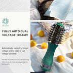 Premium imported 4-in-1 travel hair dryer with automatic dual voltage, ideal for global use and easy styling.
