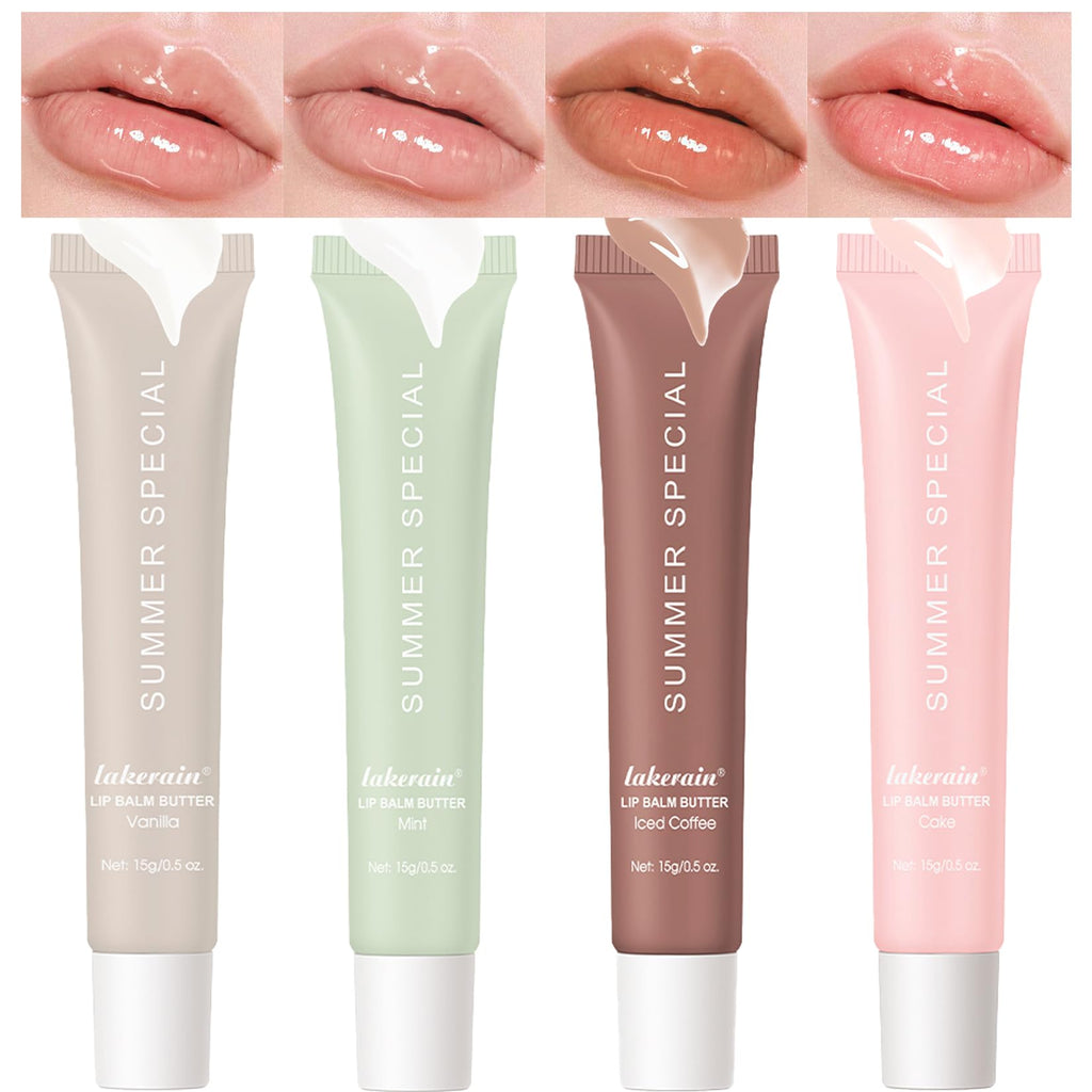 Discover the nourishing Lip Glossy Butter Balm in four premium imported flavors, exclusively at Curat Cart. Perfect for hydration.