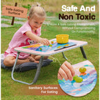 Waterproof disposable placemats for kids, specially curated by Curat Cart, ensure a safe and sanitary eating environment.