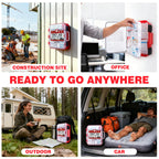 All-Purpose First Aid Kit suitable for construction, office, outdoor, and car use. 100% Authentic, available at Curat Cart in India.