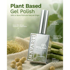 Authentic 15ML Makartt Milky Pink Gel Nail Polish, plant-based formula with natural ingredients for gentle application.