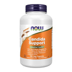 Buy now NOW Foods Supplements, Candida Support with Pau D'Arco, Oregano Oil, Black Walnut & Caprylic Acid, 180 Veg Capsules at indiglob india