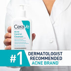 Buy now CeraVe Acne Treatment Face Wash, Salicylic Acid Cleanser with Purifying Clay, Niacinamide, and Ceramides, Pore Control and Blackhead Remover, 8 Ounce at indiglob india