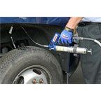 Buy now Lincoln 1162 Pneumatic Grease Gun with 30" High-Pressure Hose and Coupler, Variable Speed Trigger, 6,000 PSI, Fully Automatic, Continuous Operation, Combination Filler Coupler Air Bleeder Valve at indiglob india