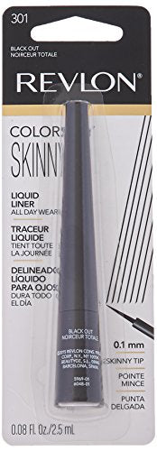 Buy now Revlon Skinny Liquid Eyeliner, ColorStay Eye Makeup, Waterproof, Smudge-proof, Longwearing with Ultra-Fine Tip, Black Out, 0.08 oz at indiglob india