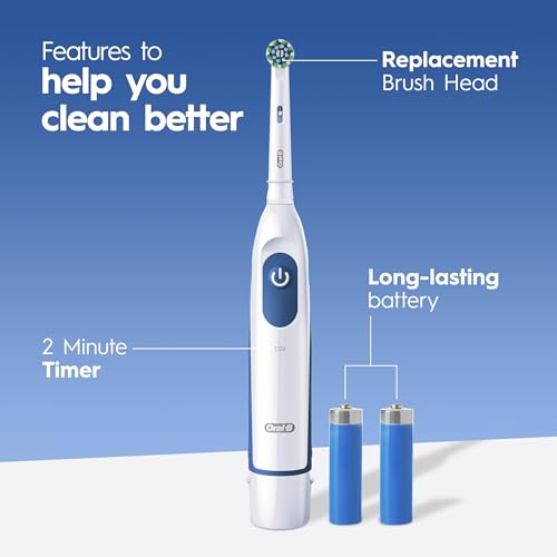 Buy now Oral-B Pro 100 3D White, Battery Toothbrush, White at indiglob india