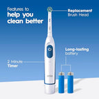 Buy now Oral-B Pro 100 3D White, Battery Toothbrush, White at indiglob india
