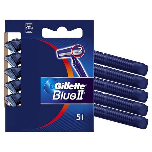 Buy now Gillette 2 Men's Disposable Razor, 5 Units - Pack of 2 at indiglob india