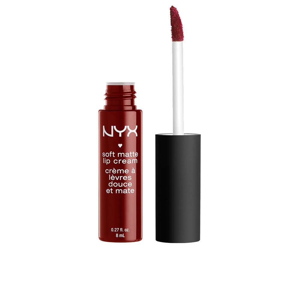 Buy now NYX PROFESSIONAL MAKEUP Soft Matte Lip Cream, Lightweight Liquid Lipstick - Milan (Dark Pink-Brown) MADRID 0.27 Fl Oz (Pack of 1) at indiglob india