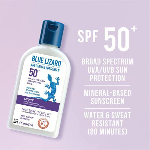 Buy now BLUE LIZARD Sport Mineral-Based Sunscreen Lotion - SPF 50+ - 5 oz at indiglob india