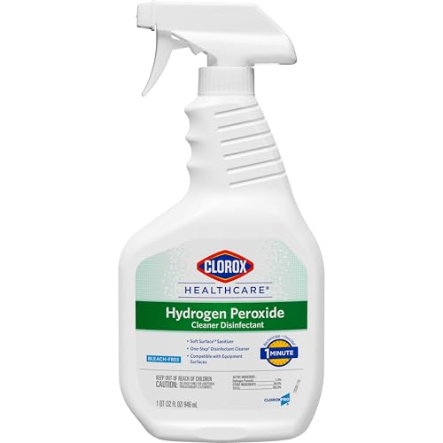 Buy now Clorox Healthcare Hydrogen Peroxide Cleaner Disinfectant, Bleach Free, 32 Fluid Ounces (Package May Vary) at indiglob india