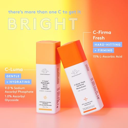 Buy now Drunk Elephant C-Luma Hydrabright Serum - 30 ml/1 fl oz - 10% Hydrating Vitamin C - Clean Clinical Skincare - Cruelty-Free - Dermatologist-Tested - Free of Essential Oils, Silicones, and Fragrance at indiglob india