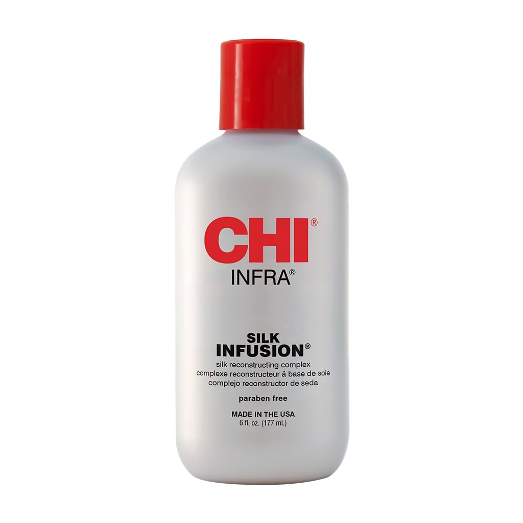 Buy now CHI Infra Silk Infusion, Leave-In Reconstructing Treatment To Strengthen & Protect All Hair Types, Alcohol-Free, 6 Oz at indiglob india