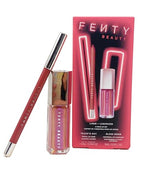 Buy now FENTY BEAUTY Lined + Luminized 2 piece Lip Set - Lip Liner (Riri) and Gloss Bomb (Grape Splash) at indiglob india