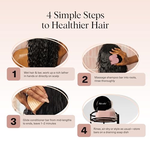Buy now Kitsch Castor Oil Shampoo Bar & Coconut Oil Conditioner Bar â€“ Nourishing Shampoo and Conditioner Set for Dry, Damaged Hair â€“ Strengthening Hair Care, Hydrating & Deep-Moisturizing - 2pc set at indiglob india